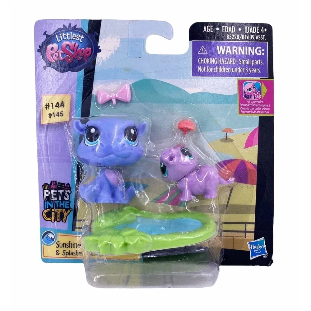 LPS LITTLEST PET SHOP Sunshine Kiboko 144 Splasher 145 PETS in the CITY‎ LPS NIP